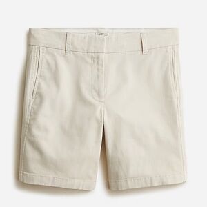 J. Crew 7" stretch chino short Size 6